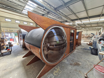 Venkovní finská panoramatická sauna - 13