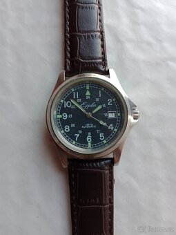 Pěkné vojenské  hodinky  Eppler-automatic Swiss eta -2846, - 13