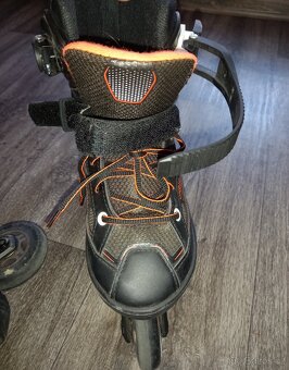 Kolečkové brusle inline posuvné 32-35 Oxelo - 13