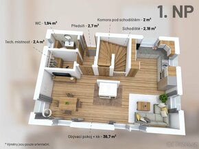 Prodej novostavby rodinného domu v Trnavě u Třebíče - 13