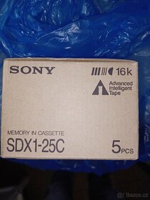 Kazety SONY DVCAM PDV124N 7ks, SONY SDX1-25C 10ks - 13