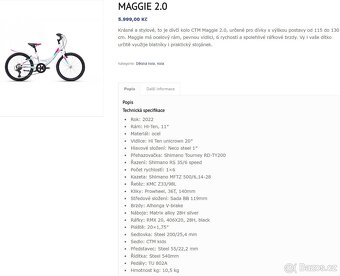 Detske kolo 20" CTM MAGGIE 2.0 - 13