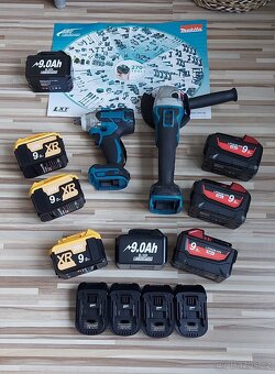 Redukce-Adaptér Aku Milwaukee/DeWALT,pro nářadí MAKITA 18V. - 13
