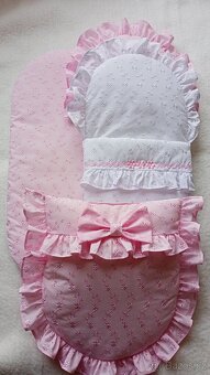 Peřinky do kočárků pro panenky z různých barev-látky Madeiry - 13