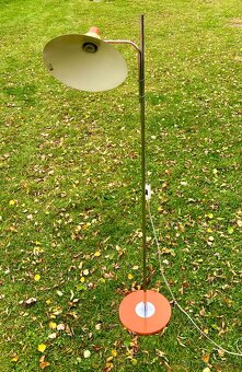 lampa retro lampa stojací lampa pokrok žilina chrom - 13
