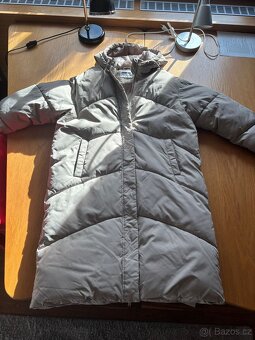 Hřejivá teplá delší bunda - kabát, nová Vel. XL - 13