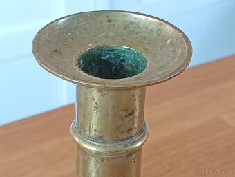 MOSAZNÝ EMPÍROVÝ SVÍCEN BIEDERMAIER 19. STOLETÍ FRANCIE - 13