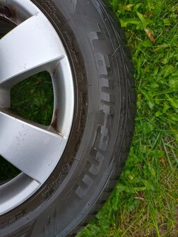 originální Alu kola Škoda Octavia 2, 15" + zimní pneumatiky - 13