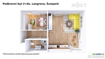 Pronájem byt 2+kk, 46㎡ - 13