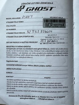 Karbonové kolo GHOST ASKET 8 LC - 13