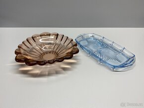 hutní sklo mísa tác retro sklo hutní mísa tác podnos talíř - 13