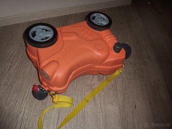 Skořepinový dětský kufr odrážedlo - motorka, 18 l - 13