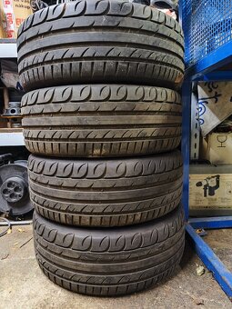 ALU kola Škoda Luxon 5x112 zánovní pneu 225/40 ZR18 - 13