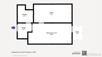Pronájem bytu 2+kk, 44 m2 - Rezidence u Dřevnice, Otrokovice - 13