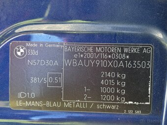 BMW E91 LCI - 330d - MPACKET - SERVIS - 13