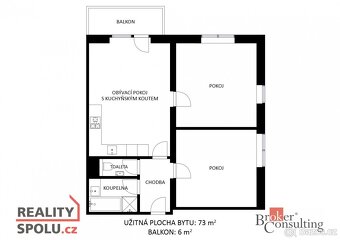 Pronájem, byty/3+kk, 73 m2, 68351 Holubice, Vyškov [ID 78542 - 13