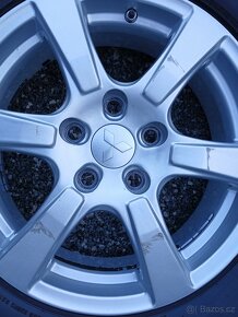 Pěkná zimní orig alu kola Mitsubishi ASX 215/65/16 vzorek 8m - 13