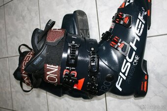 lyže Fischer Curv 150 cm , titan drevo - 13