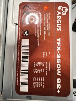 Case a TFX zdroj 350W 82+ až 400W - 13