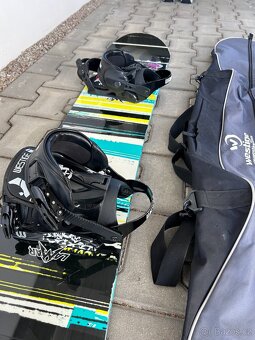 Snowboard K2 -  Wide 156 s vázáním + přilba, vak. - 13