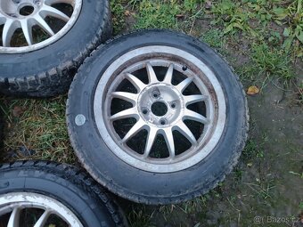 Hliníková dobová sada kol Strato 7x15" 4x100 zimní pneu - 13