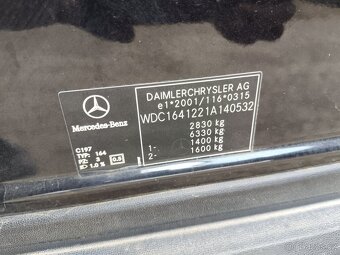 Mercedes ML320 CDi 4-Matic 165kW rok 2006 - 13