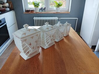 STAROŽITNÉ ART DECO PORCELÁNOVÉ KOŘENKY FRANCIE - 13