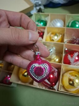 Staré retro originál vánoční ozdoby - 13