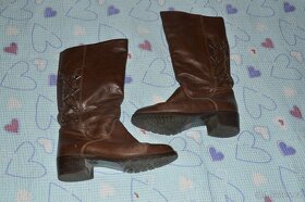 35 36 zimní boty s-tex kožené kozačky Magna - 13