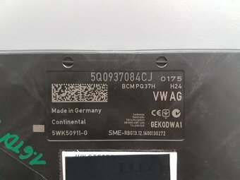 Jednotka palubní sítě a komfort -BCM 5Q0937084CJ Octavia III - 13