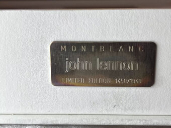 Vzpomínka na Montblanc Johna Lennona   Limitovaná edice 1940 - 13