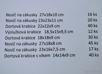 Krabice papírové na zákusky a dorty - 13