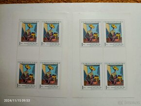 Poštovní známky, aršík, příležitostní tisk. - 13