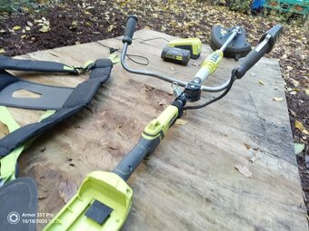 Akumulátorový křovinořez + sekačka RYOBI RBC36X26B - 13