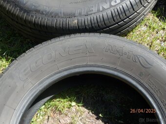 4x Letní gumy 2xPNEU VRANIK 2x NANKANG 195/65 R15  2x7MM 6,2 - 13