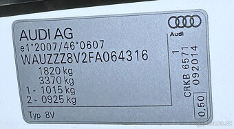 Audi A3 Sportback 1,6 TDI, 2015, nová v ČR, nehavarováno - 13