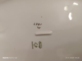 Karlovarský porcelán Epiag polévková mísa omáčník - 13