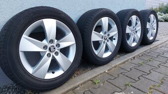 Alu kola originál Škoda Fabia III, Rapid 5x100 R15 - 13