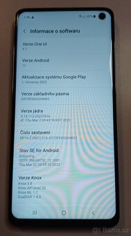 Prodám mobil Samsung Galaxy S10, 8GB/128GB, stav A - 13