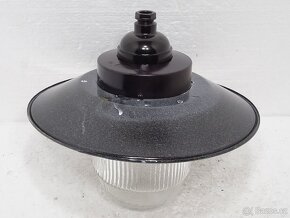 Lustr - Smaltované stropní retro světlo - 13