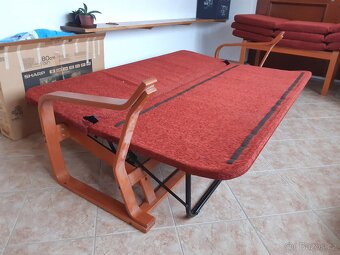 Sedací souprava Jech Pluto (rozkládací) a konferenční stolek - 13