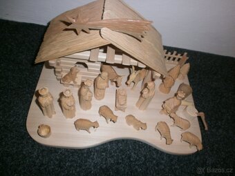 betlém z lipového a smrkového dřeva 14a4 - 13