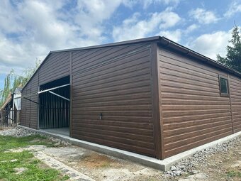 Plechová garáž 9x5m - 13