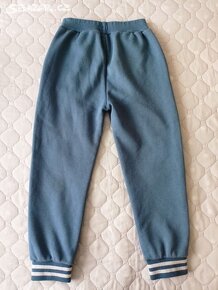 2x Tepláky s fleece, vel.122-128 - 13