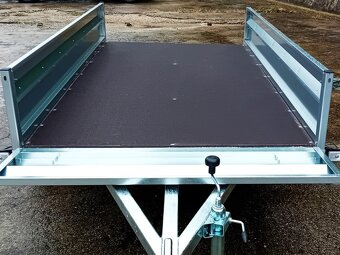Univerzální velký přívěsný vozík 2xosa 3,0mx 1,5m,řidičák B - 13