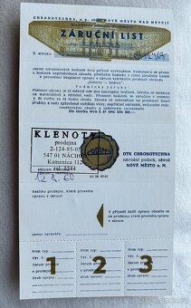 Československé mechanické vintage retro hodinky PRIM 50 - 13