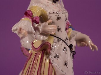 Stará porcelánová figurka z Nymphenburgu - 13