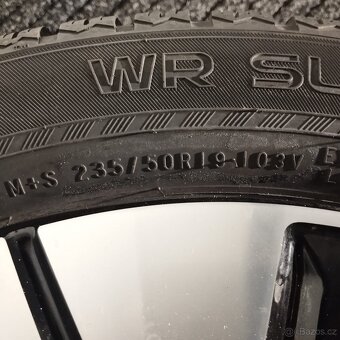 Kola na Volvo XC90 7,5Jx19H2 ET50,5 pneu Nokian 235/50R19 - 13