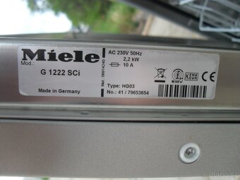 VESTAVNÁ MYČKA MIELE,LUXUSNÍ ZNAČKA,NEREZ,LCD,TURBO.tř.A+ - 13