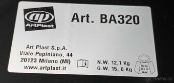 Nový střešní box na auto ARTPLAST ART BA320 320 L - 132cm - 13